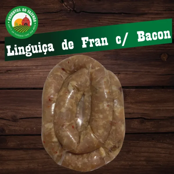 Linguiça de Frango com Bacon